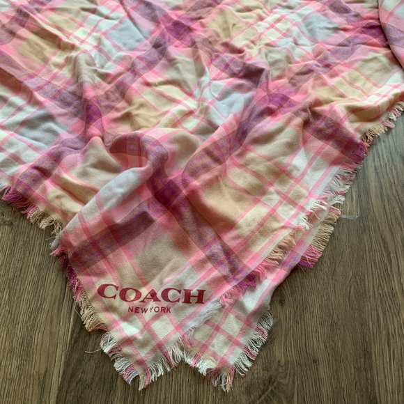 Coach Oversized Square Scarf - Picture 5 of 5